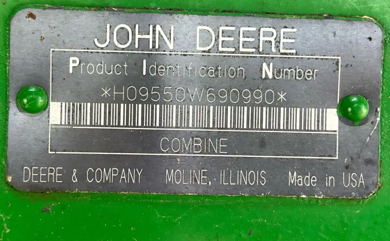 2001 John Deere 9550 photo 120