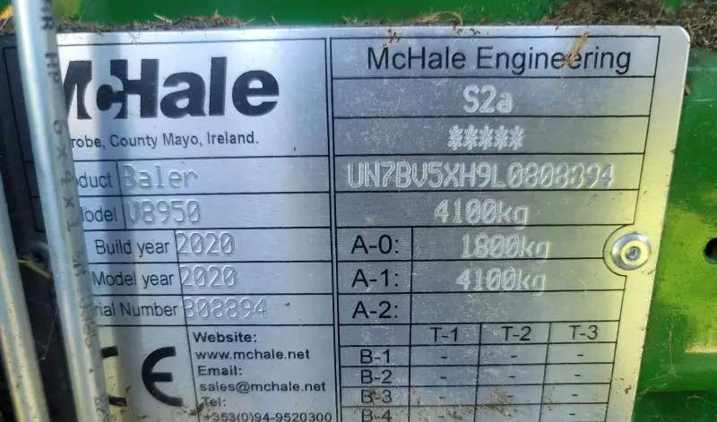 2020 Mchale V8950 photo 37